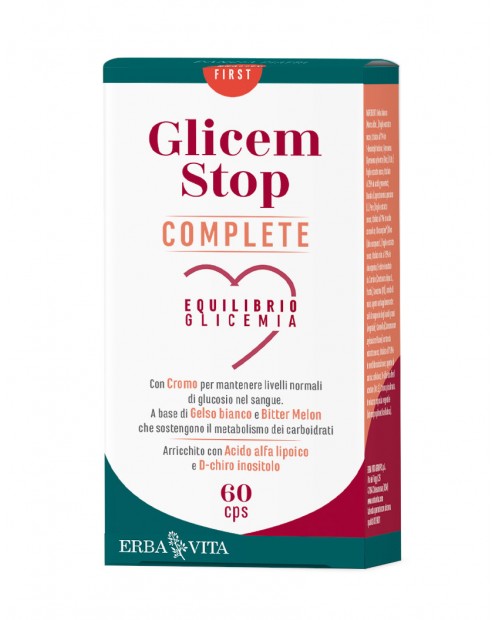 GLICEM STOP COMPLETE 60 Capsule Erba Vita